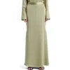 Twp At Last Silk Maxi Skirt In Sage