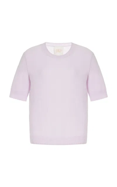 Twp Audrey Cashmere Top In Purple