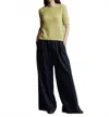 Twp Audrey Crew Neck Tee In Apple Green In Green