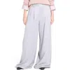 Twp Avery Stretch Wool Wide Leg Pants In Gray