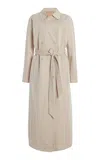 Twp Back And Forth Cotton-blend Trench Coat In Grey