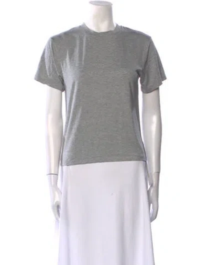 Pre-owned Twp Bamboo Crew Neck T-shirt In Gray