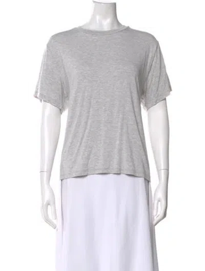 Pre-owned Twp Bamboo Crew Neck T-shirt In Gray