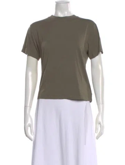 Pre-owned Twp Bamboo Crew Neck T-shirt In Green