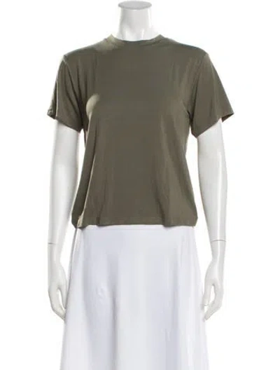 Pre-owned Twp Bamboo Crew Neck T-shirt In Green
