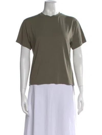 Pre-owned Twp Bamboo Crew Neck T-shirt In Green