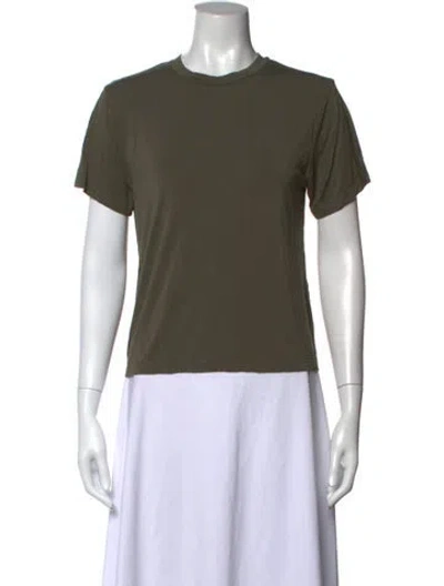 Pre-owned Twp Bamboo Crew Neck T-shirt In Green