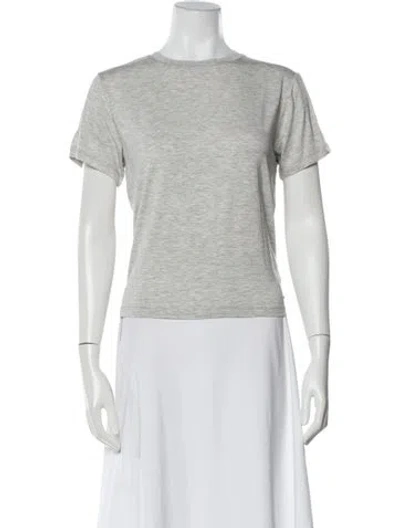 Pre-owned Twp Bamboo Crew Neck T-shirt W/ Tags In Gray