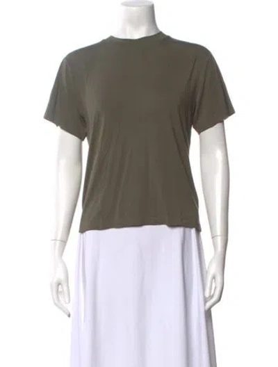 Pre-owned Twp Bamboo Crew Neck T-shirt W/ Tags In Green