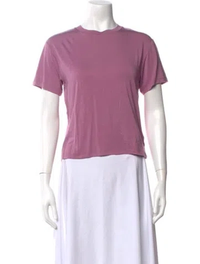 Pre-owned Twp Bamboo Crew Neck T-shirt W/ Tags In Purple