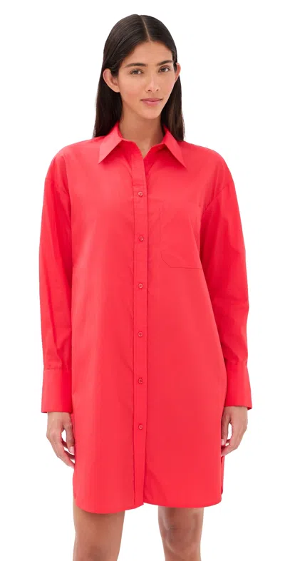Twp Big Joe Shirt Dress Tomato In Red