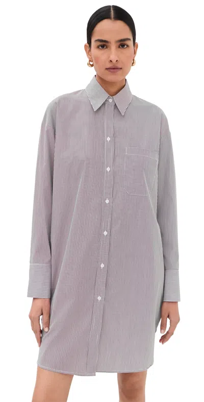 Twp Big Joe Shirtdress White/wine In Blue