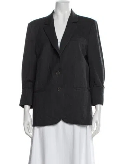Pre-owned Twp Blazer In Gray