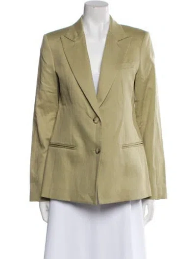 Pre-owned Twp Blazer In Green