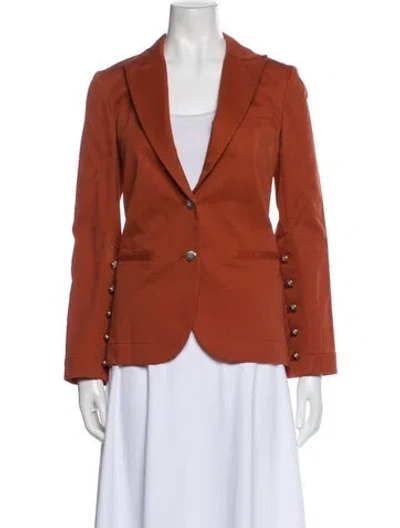 Pre-owned Twp Blazer In Orange