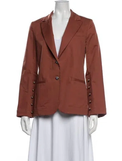 Pre-owned Twp Blazer In Orange