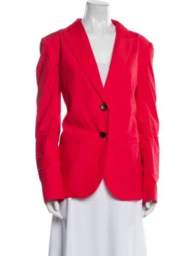 Pre-owned Twp Blazer In Red