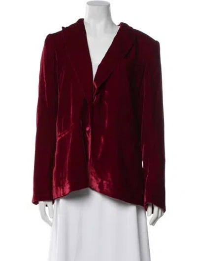 Pre-owned Twp Blazer In Red