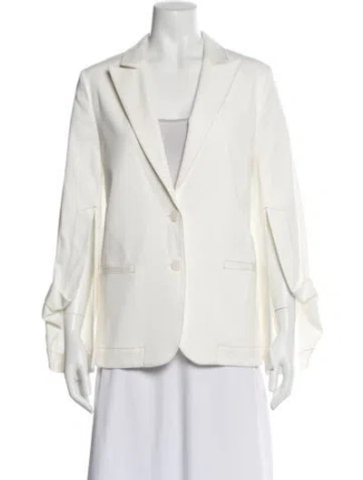 Pre-owned Twp Blazer In White