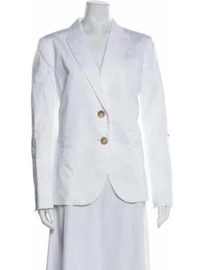 Pre-owned Twp Blazer In White