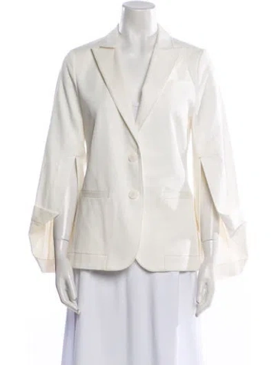 Pre-owned Twp Blazer In White