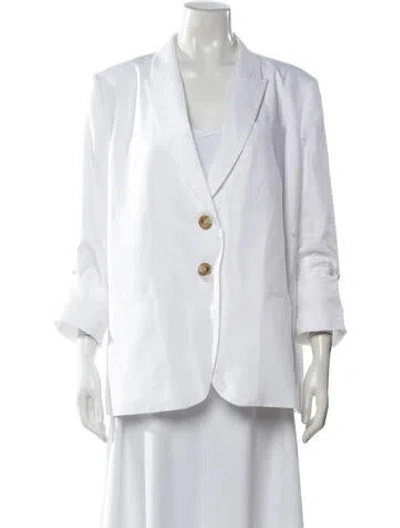 Pre-owned Twp Blazer In White
