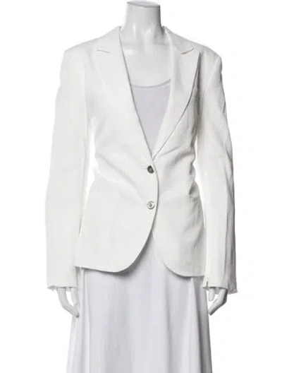 Pre-owned Twp Blazer In White