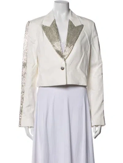 Pre-owned Twp Blazer In White