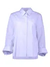 Twp Boyfriend Button-up Shirt In Blue