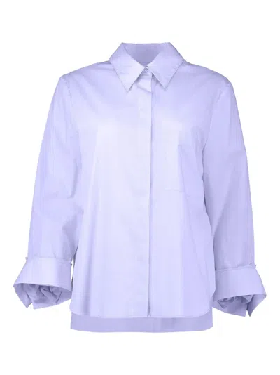 Twp Boyfriend Button-up Shirt In Blue