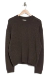 Twp Boyfriend Crewneck Cashmere Sweater In Turkish Coffee