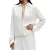 Twp Button Me Up Shirt In Bone In White