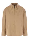 Twp Buttoned Patch-pocket Shirt In Neutral