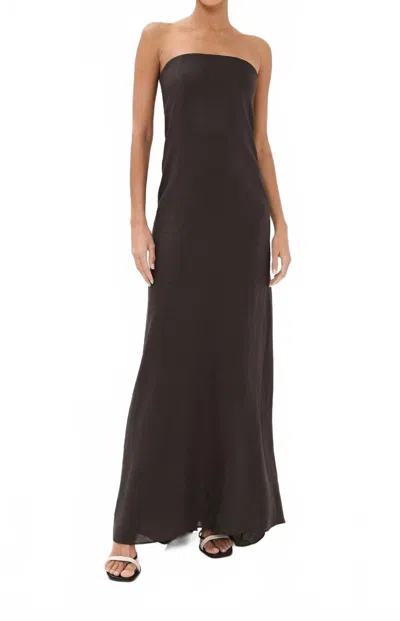 Twp Carolyns Gown In Chocolate In Black