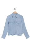 Twp Carter Button-up Shirt In Blue
