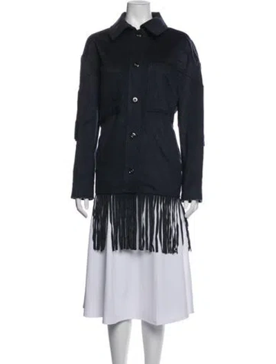 Pre-owned Twp Cashmere Coat In Blue