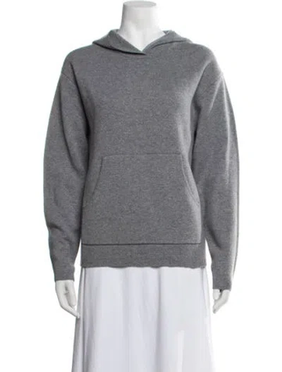 Pre-owned Twp Cashmere Crew Neck Hoodie W/ Tags In Blue
