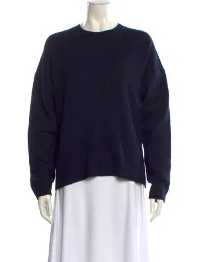 Pre-owned Twp Cashmere Crew Neck Sweater In Blue