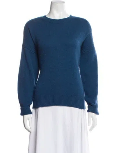 Pre-owned Twp Cashmere Crew Neck Sweater In Blue