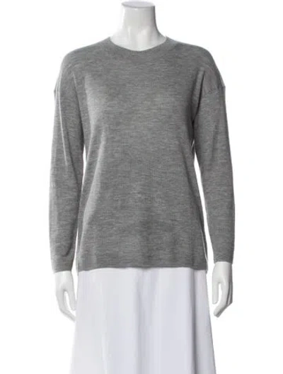Pre-owned Twp Cashmere Crew Neck Sweater In Gray
