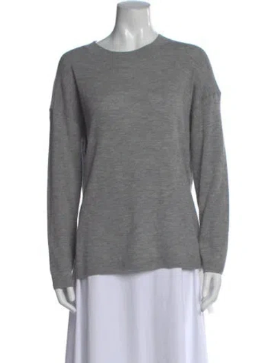 Pre-owned Twp Cashmere Crew Neck Sweater In Gray