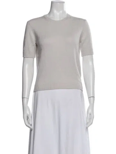 Pre-owned Twp Cashmere Crew Neck Sweater In Grey
