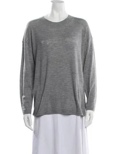 Pre-owned Twp Cashmere Crew Neck Sweater In Grey