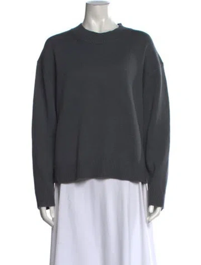 Pre-owned Twp Cashmere Crew Neck Sweater In Grey