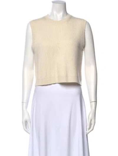 Pre-owned Twp Cashmere Crew Neck Sweater In Neutral