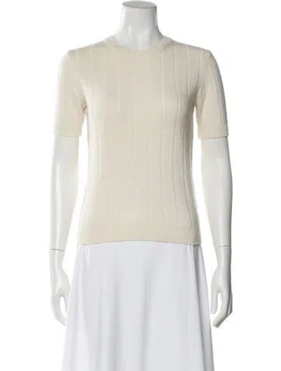 Pre-owned Twp Cashmere Crew Neck Sweater In Neutral