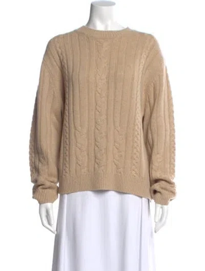 Pre-owned Twp Cashmere Crew Neck Sweater In Neutral