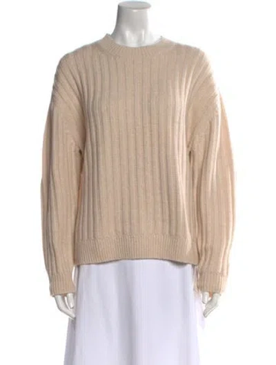 Pre-owned Twp Cashmere Crew Neck Sweater In Neutral