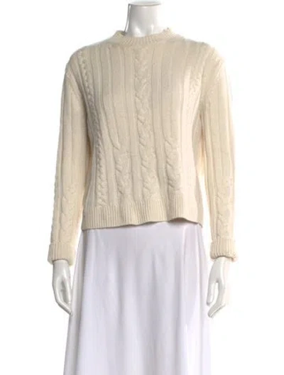 Pre-owned Twp Cashmere Crew Neck Sweater In Neutral