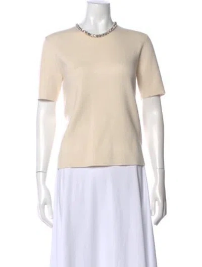 Pre-owned Twp Cashmere Crew Neck Sweater In Neutral